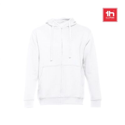 THC AMSTERDAM WH. Sweatshirt para homem, com fecho e capuz