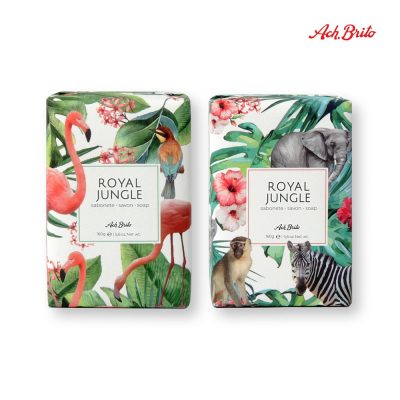 ROYAL JUNGLE. Sabonetes enriquecidos com argila verde (160g)