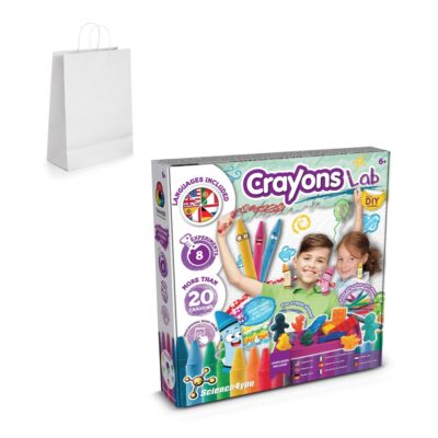 Crayon Factory Kit III. Jogo didático fornecida com saco de oferta em papel kraft (100 g/m²)