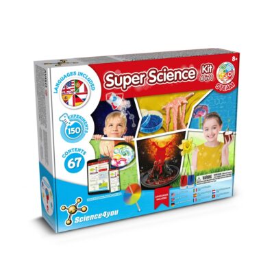 6 in 1 Super Science Kit I. Kit didático para crianças