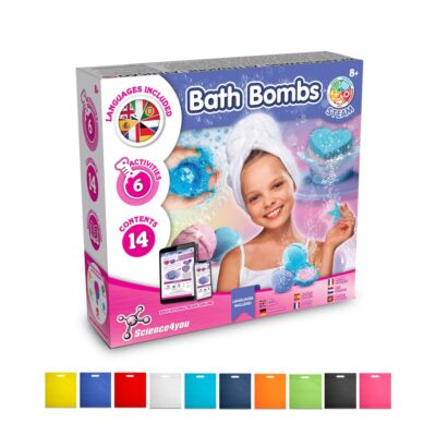 Bath Bombs Kit IV. Brinquedo didático fornecido com saco de oferta em non-woven (80 g/m²)