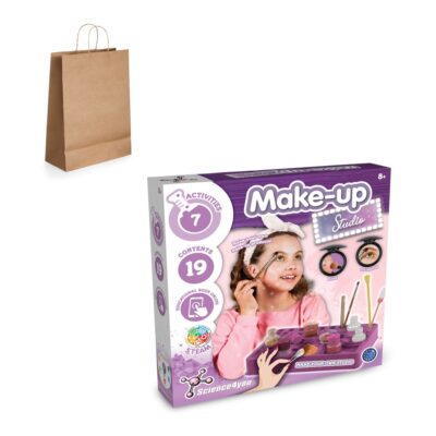 Makeup Studio Kit IV. Kit didático fornecido com saco de oferta em papel kraft (115 g/m²)