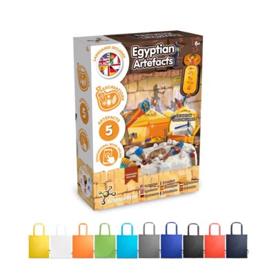 Ancient Egypt Excavation Kit V. Jogo didático fornecido com saco de oferta dobrável em 190T