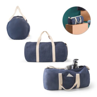 DENIM BAG. Saco de desporto em denim (300 g/m²)