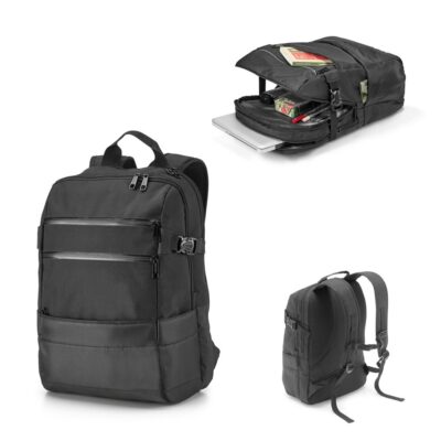 ZIPPERS BPACK. Mochila para portátil 15’6” em 840D jacquard e 300D