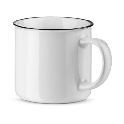 VERNON WHITE. Caneca em cerâmica 360 mL