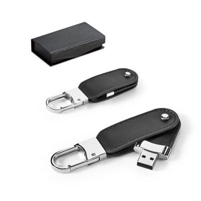 BRAGG 8GB. Memória USB com 8GB em PU e com mosquetão