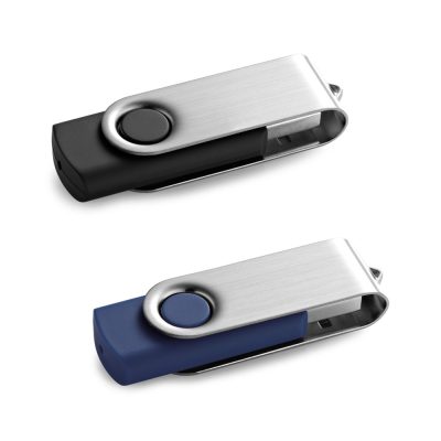 CLAUDIUS 32 GB. Pen Drive USB de 32 GB com clipe em metal