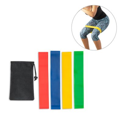 BURPEE. Conjunto de bandas elásticas com bolsa de non-woven